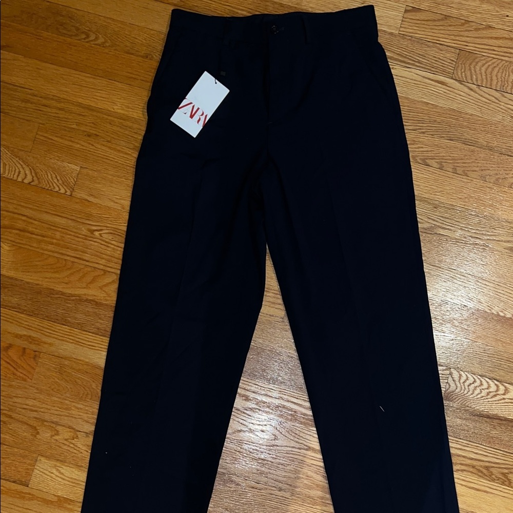 Zara Men's Classic Dark Navy  Dress Pants